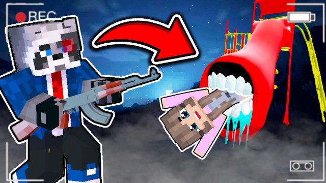 ДЕТСКАЯ ГОРКА ПОЖИРАТЕЛЬ и СИРЕНОГОЛОВЫЙ - Майнкрафт фильм. SCP THE EXTRA SLIDE и SIREN HEAD