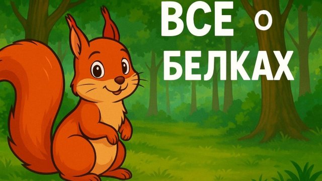 Развивающее видео о белках для детей