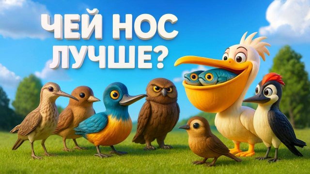 🌞ЧЕЙ  НОС  ЛУЧШЕ? - Познавательный мультик сказка
