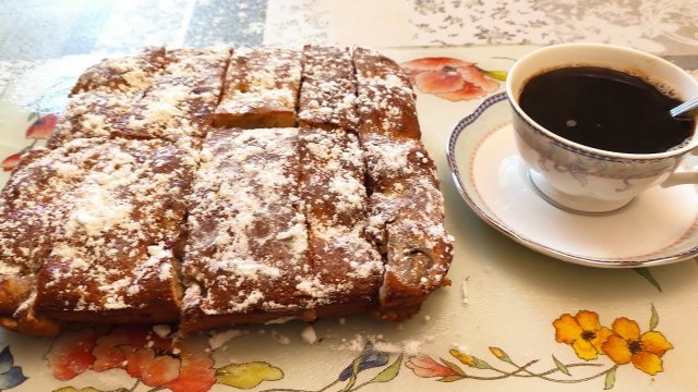 Пирог бананово - яблочный, вкуснейший! Дети будут в восторге!