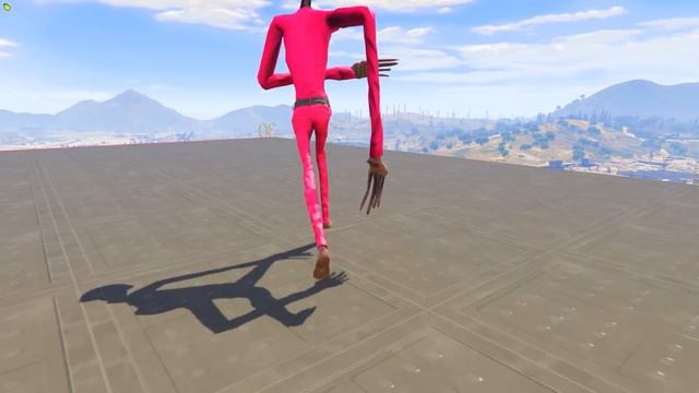 КАК ДАЛЕКО СИРЕНОГОЛОВЫЙ ИГРЫ КАЛЬМАРА СМОЖЕТ ЗАБРАТЬСЯ ПО ЛЕСТНИЦЕ ? - ЭКСПЕРИМЕНТЫ SCP ГТА 5