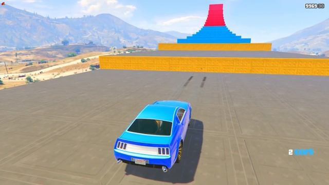 КАК ДАЛЕКО ПОЕЗД НА КОЛЁСАХ СМОЖЕТ ЗАБРАТЬСЯ ПО СТУПЕНЬКАМ ЛЕСТНИЦЫ ! - ЭКСПЕРИМЕНТЫ В ГТА 5 ОНЛАЙН