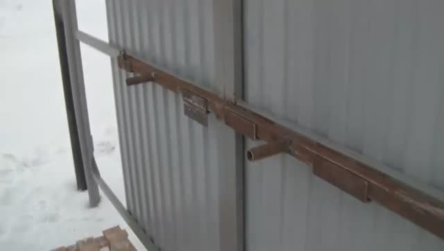 замок-засов-запор (надежный, удобный) для ворот своими руками