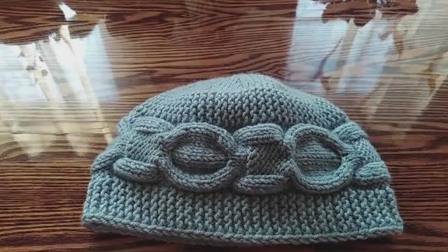 ШАПКА СПИЦАМИ __ ПОДРОБНЫЙ МК