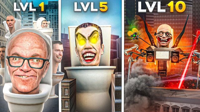 100 ИГРОКОВ ПРОТИВ 10 СТАДИЙ СКИБИДИ ТУАЛЕТОВ в Garry’s Mod DarkRP