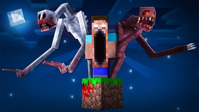 ВЫЖИВАНИЕ НА СМЕРТЕЛЬНОМ БЛОКЕ. ХОРРОР СБОРКА В МАЙНКРАФТ. СТРАШНЫЕ МОДЫ НА МАЙНКРАФТ. УЖАСЫ В ИГРЕ!