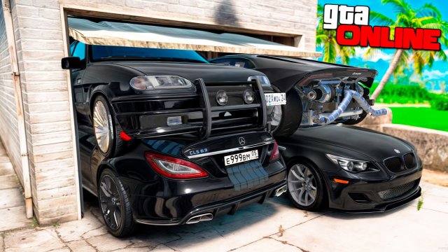 Нашел кучу черных чит тачек в ГТА 5! Битва автоугонщиков в GTA 5 Online!