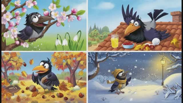 Времена года#дети#обзор#мультики#познавательно