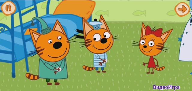 Три Кота Мультфильм Прививка для котят