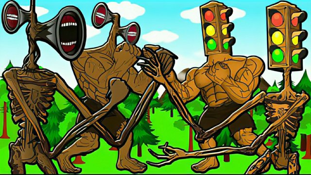 Сиреноголовый против Светофороголового. Все серии