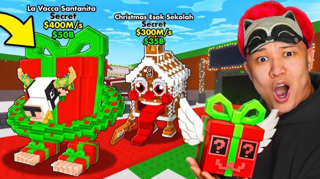 😱ОТКРЫЛ 100 НОВЫХ НОВОГОДНИХ ЛАКИ БЛОКОВ в Steal a Brainrot!