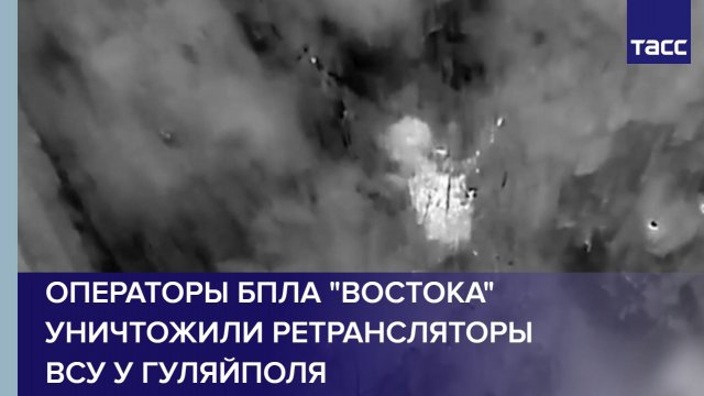 Операторы БПЛА "Востока" уничтожили ретрансляторы ВСУ у Гуляйполя