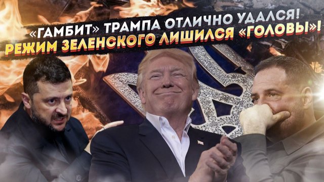 Трамп сокрушительно ударил по Зеленскому! «Мозг» бандеровцев выбыл из гонки!