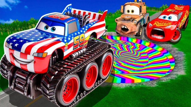 Машинки летают и прыгают! Развивающие мультики Машины помощники. Мультфильмы про машинки