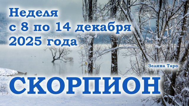 СКОРПИОН | ТАРО прогноз на неделю с 8 по 14 декабря 2025 года