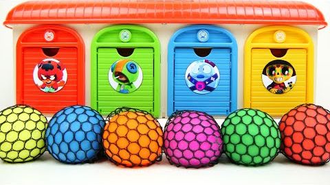 Сытный гараж ASMR Удивительно реалистичные звуковые эффекты Msgic Slime Вращают воздушные шары