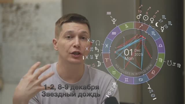 Декабрь  - в поисках Новогоднего настроения - Венера  в Стрельце. Гороскоп Чудинов