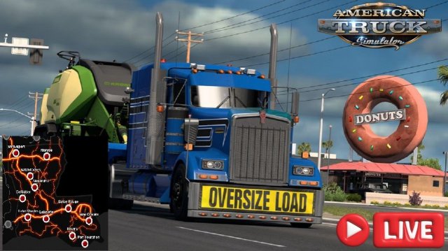 ATS - 1.57 новый штат Луизиана / Выполняем ивент Cruising  !!!