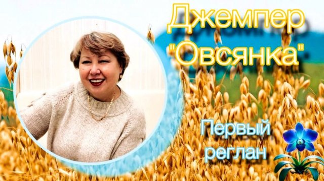 Готовая работа! Джемпер «Овсянка». Реглан. Как вязала.