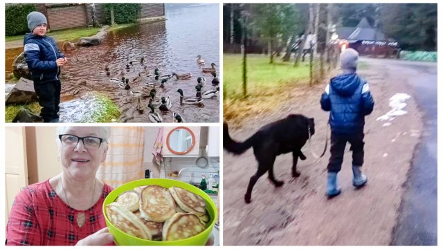 Целый день провела с внуками и это меня радует.