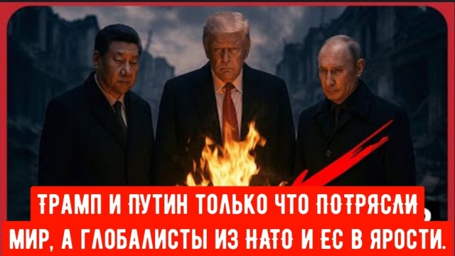 Трамп и Путин только что ПОТРЯСЛИ мир, а глобалисты из НАТО и ЕС в ярости.