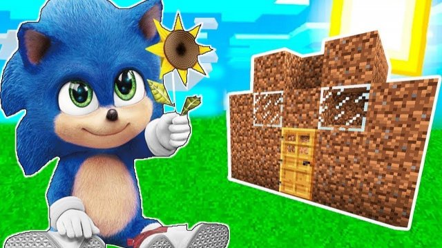 ВСТРЕТИЛ РЕБЕНКА СОНИКА И ПОСТРОИЛ ЕМУ ДОМ В МАЙНКРАФТ