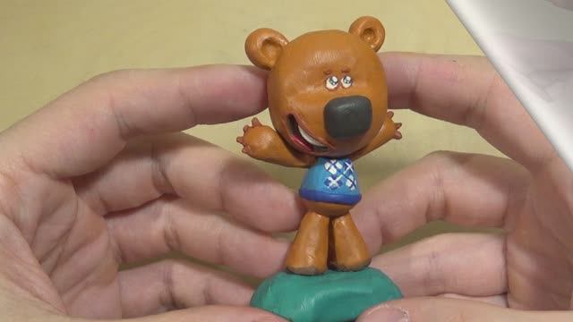 Мимишки. Кеша из пластилина.