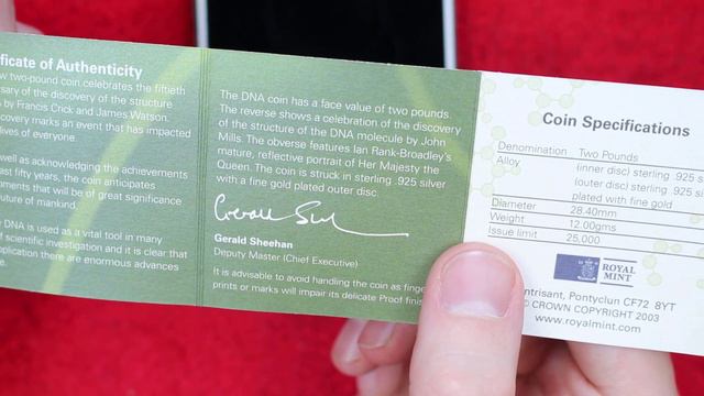 DNA Silver Proof UK £2!!!