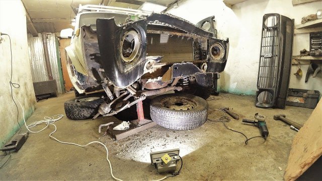 Пилю и восстанавливаю НИВУ Часть НИВЫ пойдет в металлолом.