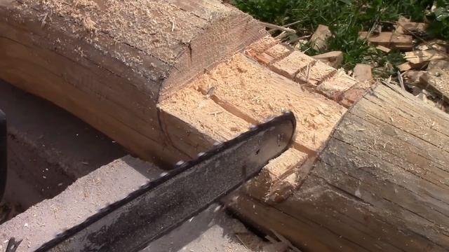 Угловые соединения окладного (первого) венца. Сруб своими руками. Часть 7/3.