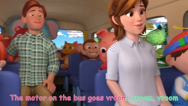 Wheels on the Bus | CoComelon Nursery Rhymes & Kids Songs