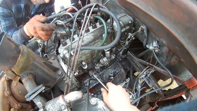 первый установленный ТНВД ямз 236. на смд 60. отчёт работы двигателя.