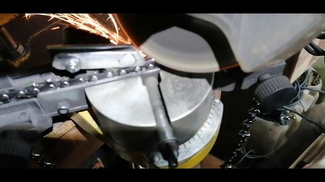Правильная заточка цепи