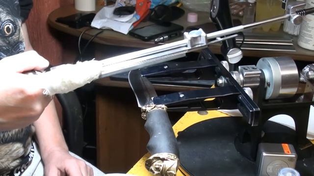 Заточка ножа для друга.Сталь 95х18.