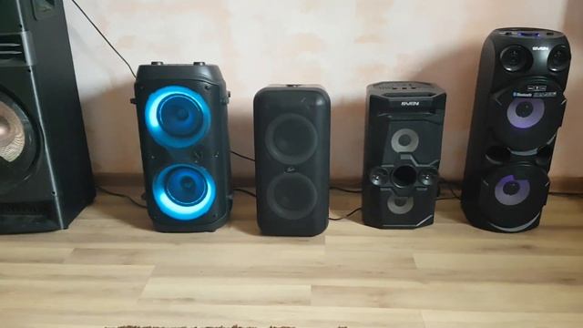 Sven 800/750/650 vs Fiero Emotion,Dexp2000 Большая заруба! Разрыватели JBL paty box и Sony