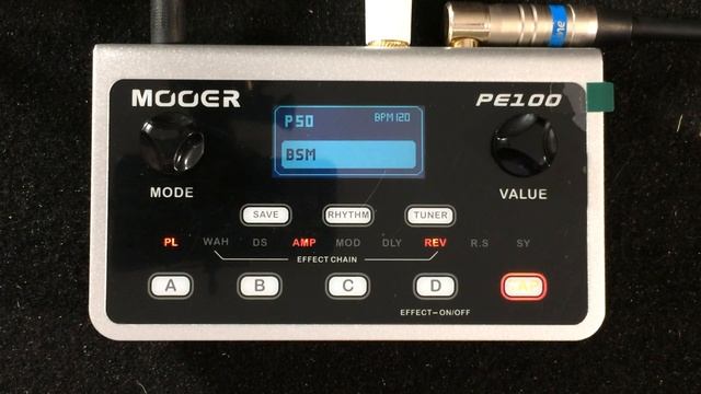 MOOER PE100 - ALL 100 PRESETS
