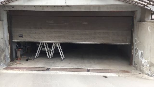 Восстановление секционных ворот после обрыва троса