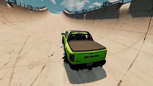 Тачки против трамплина – BeamNG.Drive