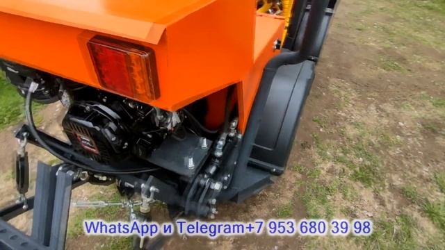 Самодельный минипогрузчик с задней навеской. Финал.