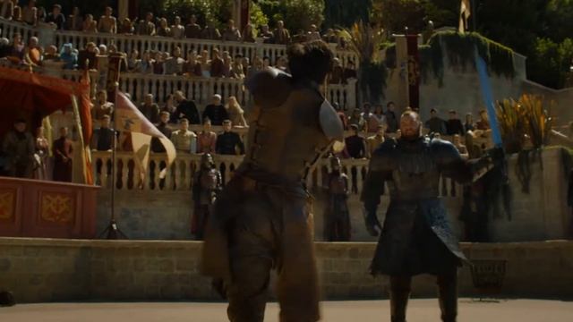 Гора против Оберина Мартелла Игра престолов суд Тириона Ланнистира