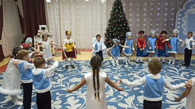 Песня "Ах, ты наша зимушка, снежная", подготовительная группа