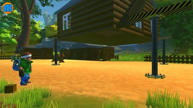 ? БАБКА ПЕРЕЕЗЖАЕТ В ДЕРЕВНЮ ВМЕСТЕ С ДОМОМ ? МУЛЬТИК в Scrap Mechanic ?