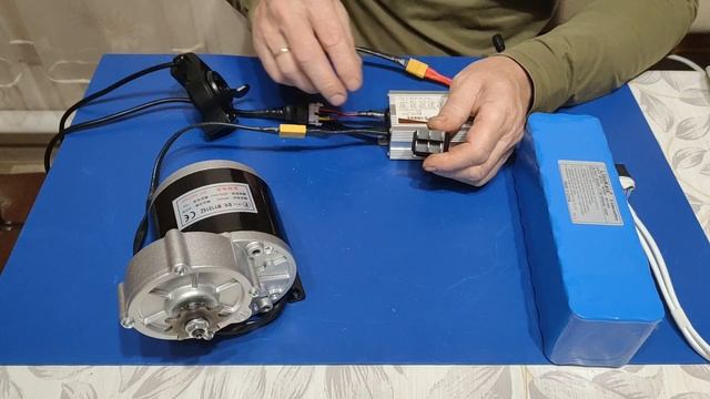 Подключение электромотора с редуктором MY1016Z (36v350w) для самоделок