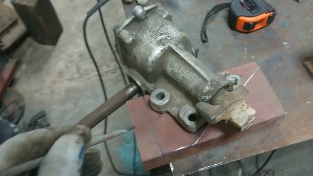 установка рулевого редуктора на минитрактор переломка от А до Я