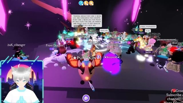 ТРЕЙДЫ НА НЕОН БЕТ ДРАКОНА В АДОПТ МИ TRADE BAT NEON DRAGON ADOPT ME ROBLOX ЧТО МНЕ ДАЛИ ЗА NFR БЕТ