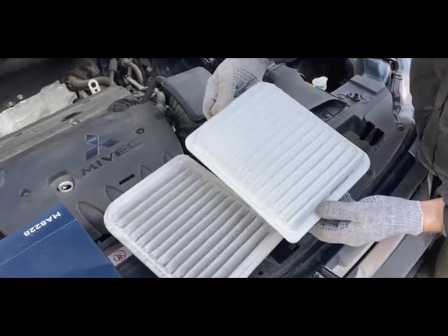 Как заменить воздушный фильтр в Mitsubishi Outlander 3