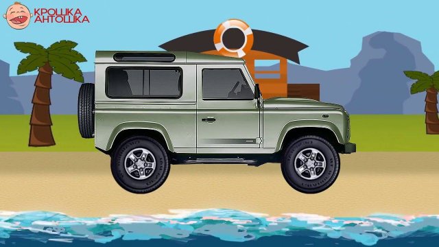 Пазл с Машинками - Отважный Внедорожник - мультфильм для детей