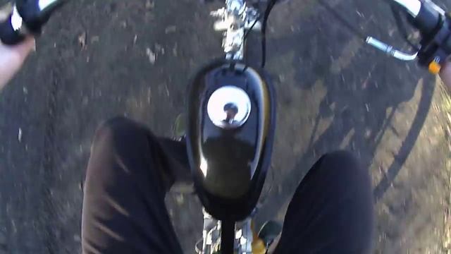 Замер максимальной скорости мотовела с двигателем ф-80