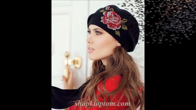 Женская Шапка Спицами - 2019 / Women's Cap Knitting needles