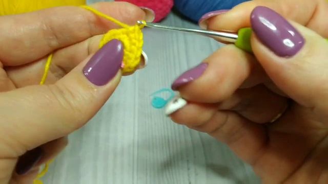 Учимся вязать игрушки:) Урок 1 Вяжем шарик